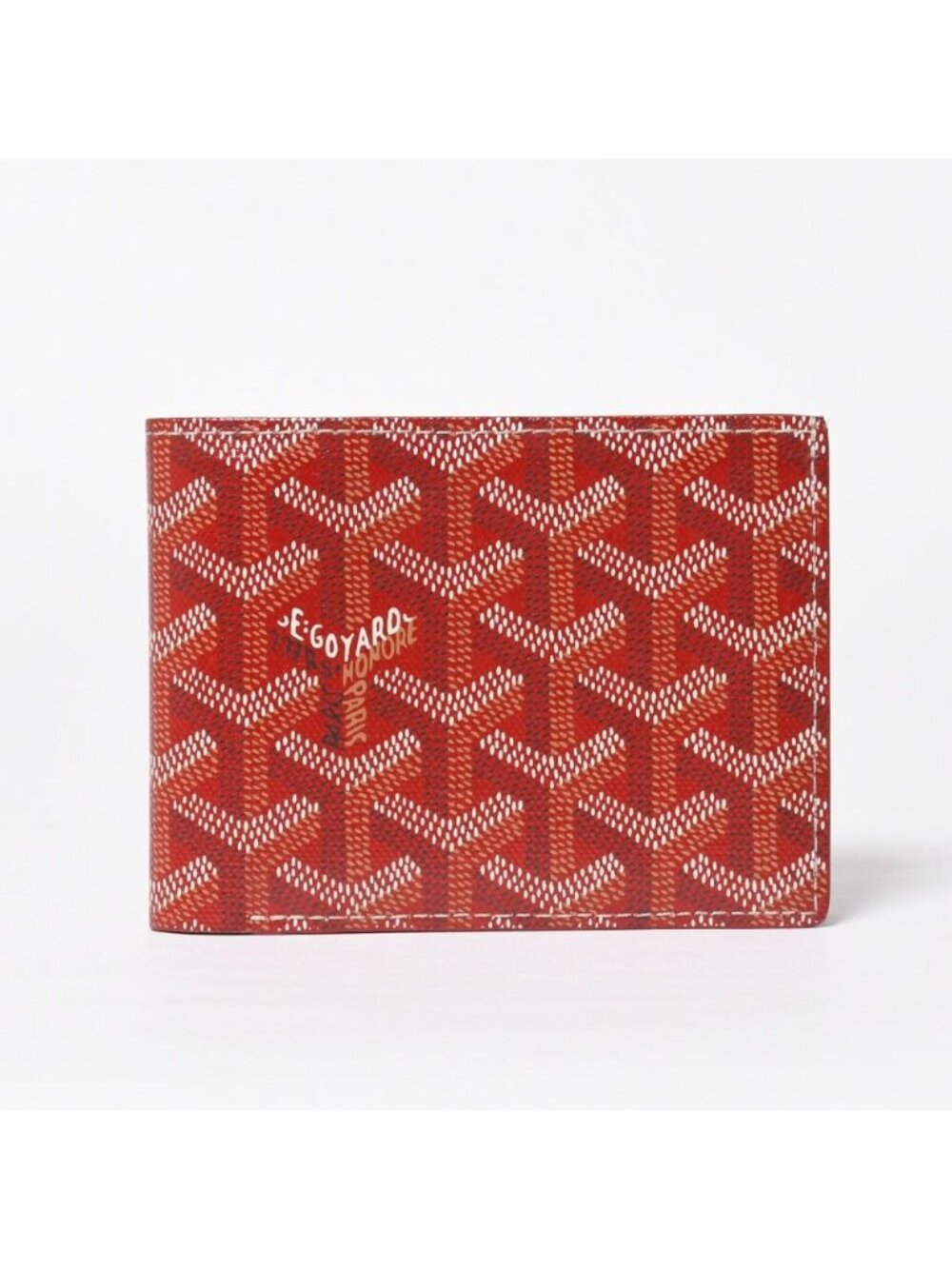 Goyard Victoire Wallet Bifold Card Case Red